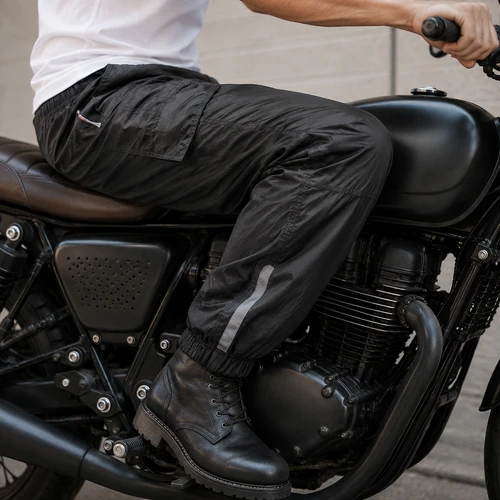 Storm Motorcycle Rain Pants on AI generated model