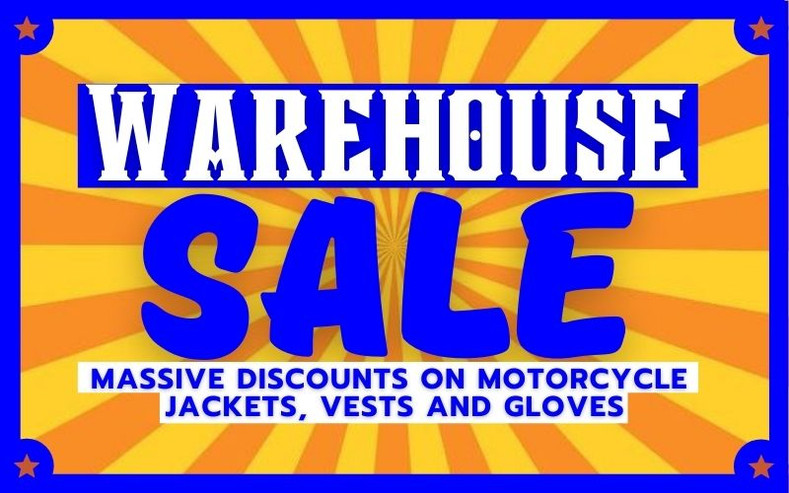 Motorcycle Clothing & Gear 3-Day Warehouse Sale