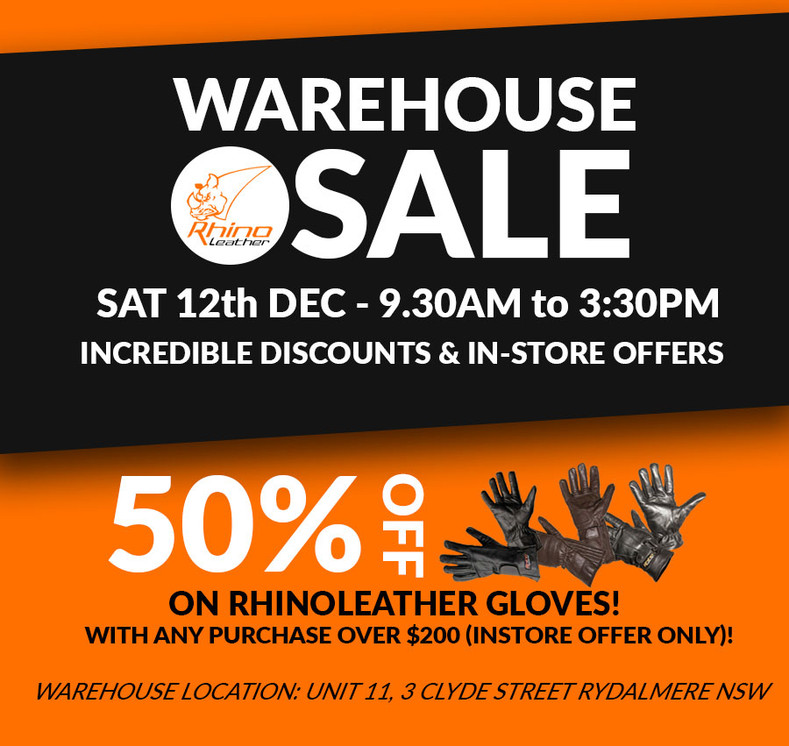 Motorcycle Clothing Warehouse Sale