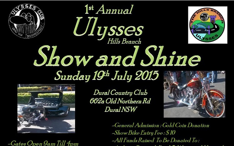 We Support Ulysses Club’s Show & Shine