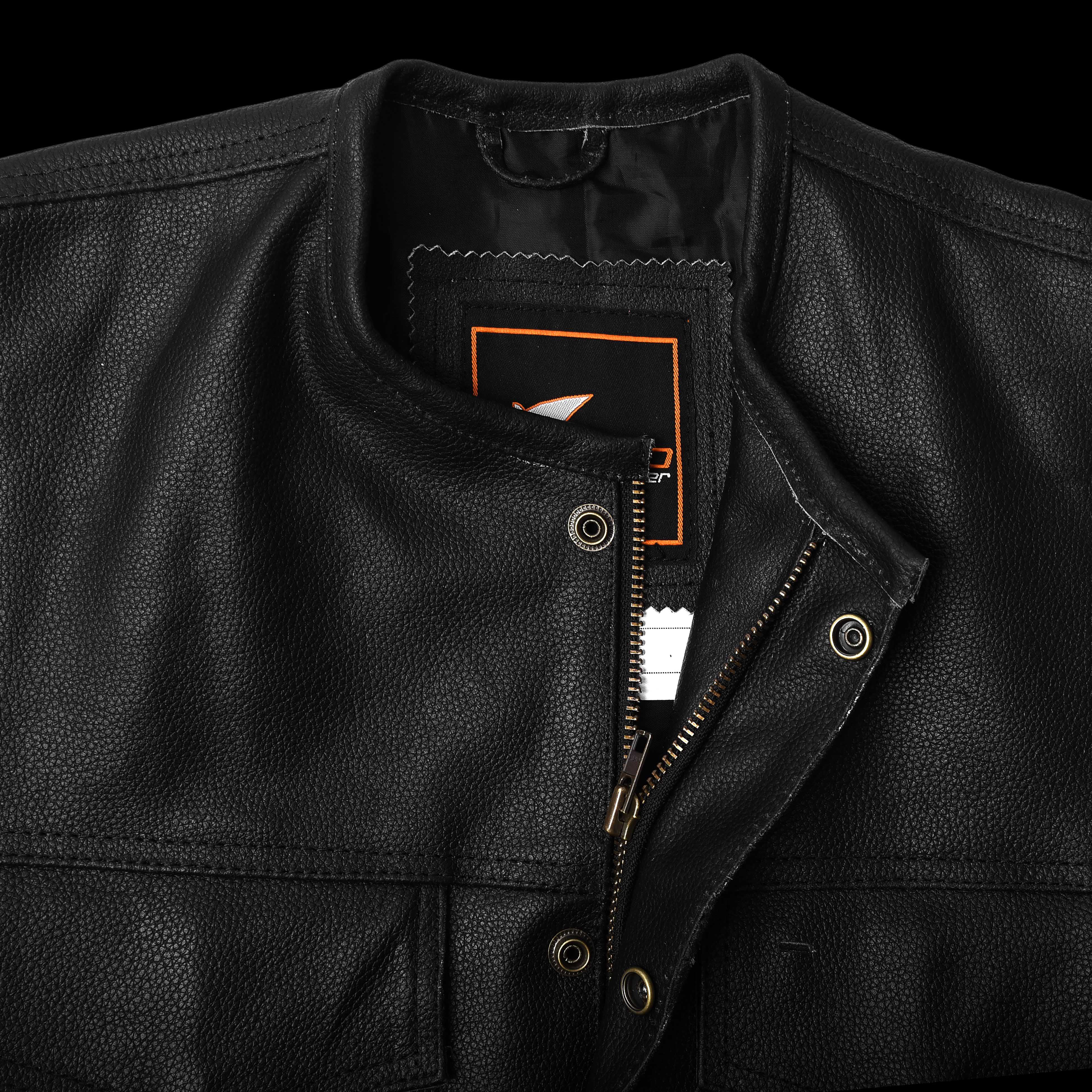 Black Sons of Anarchy Style Leather Vest