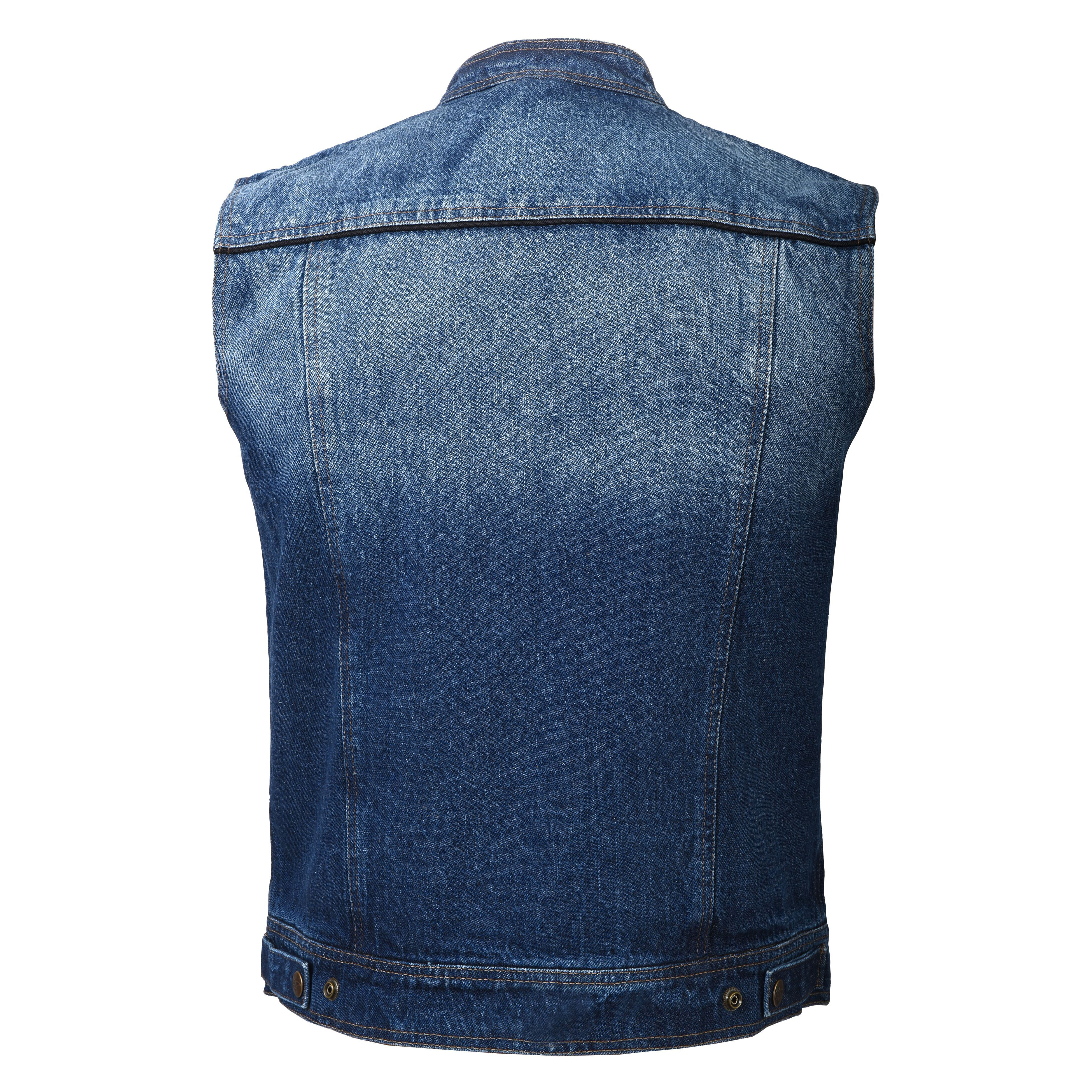 Denim Motorcycle Vest