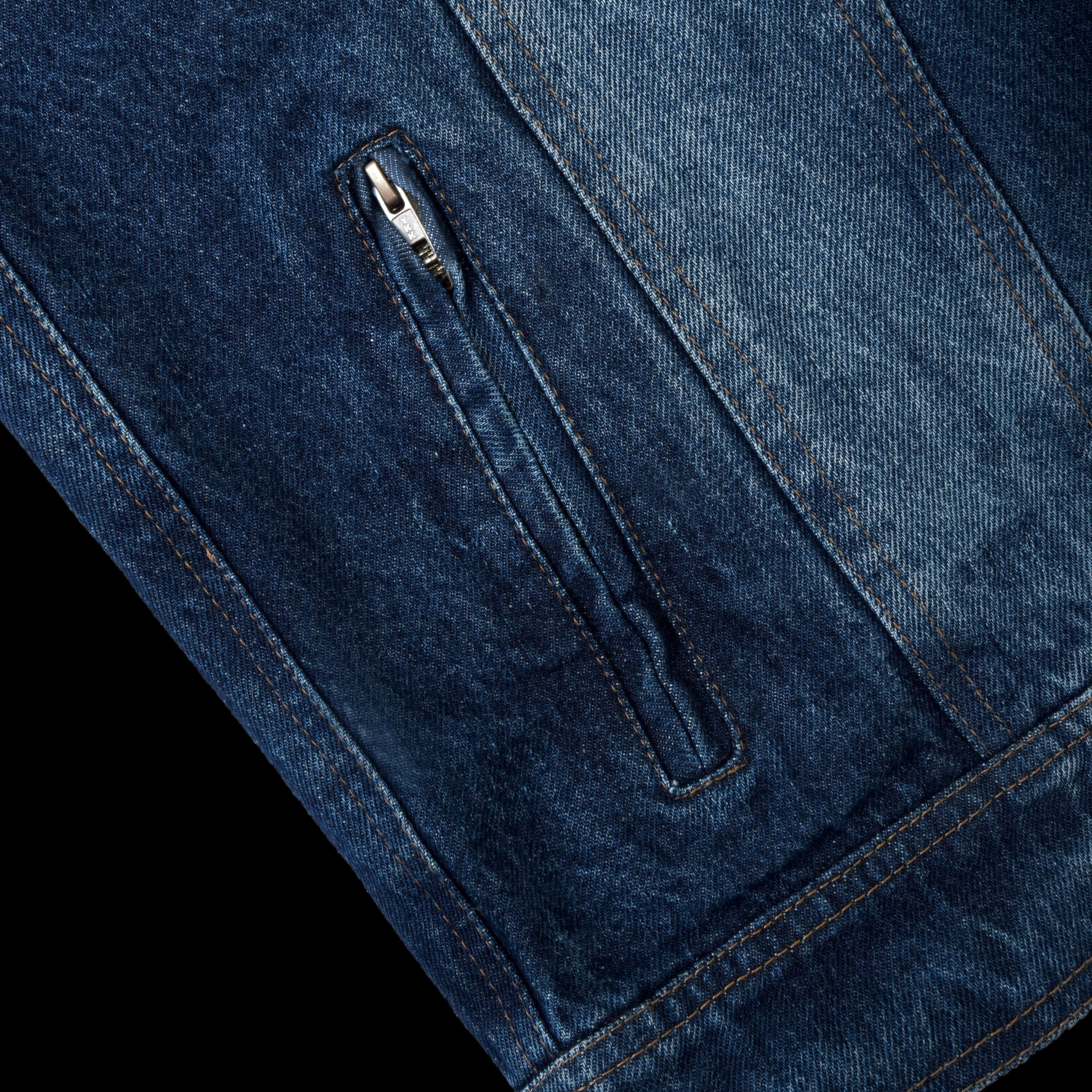 Blue Denim Bikers Cruiser Vest