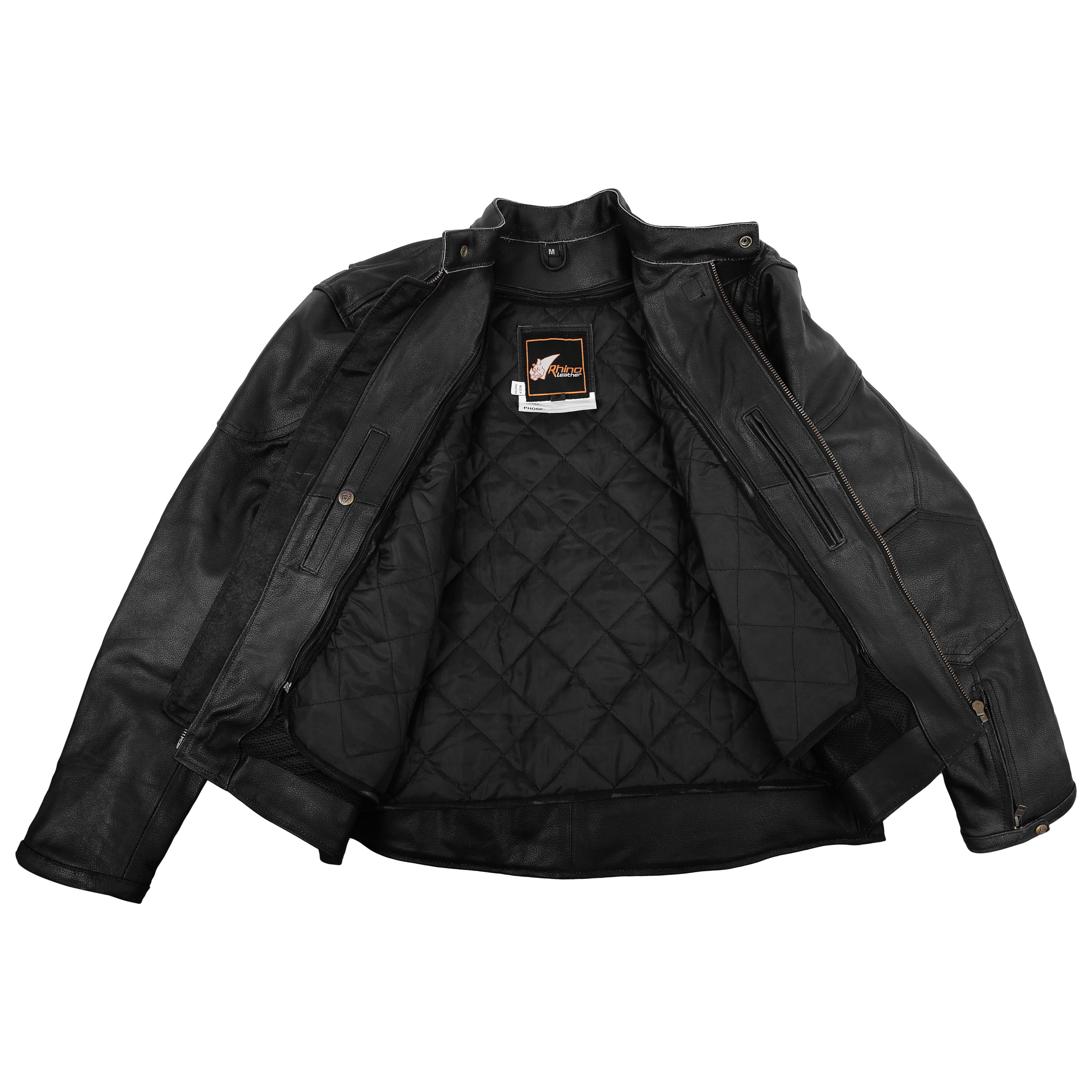Black Leather Motorcycle Jacket