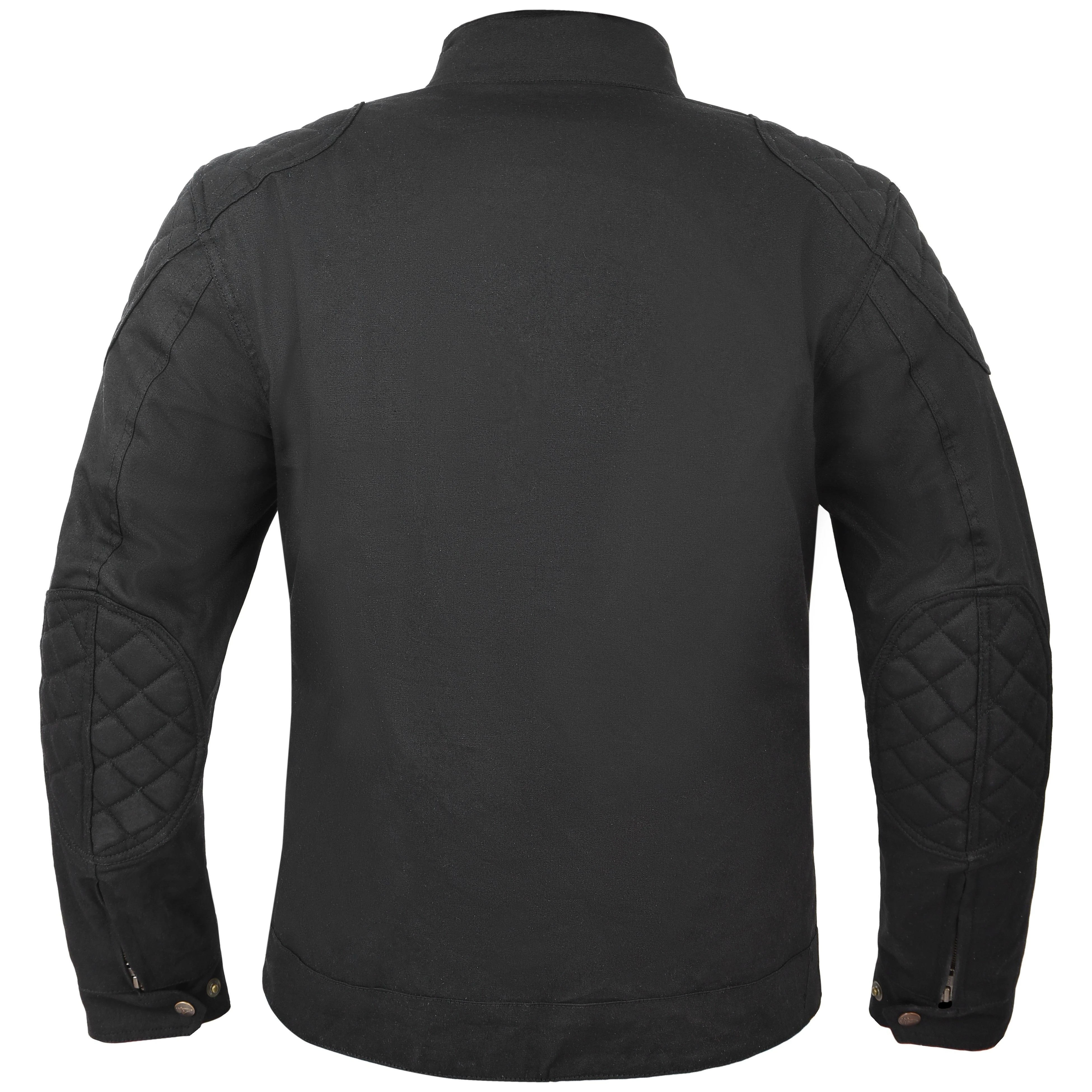 Waxed cotton sports jacket