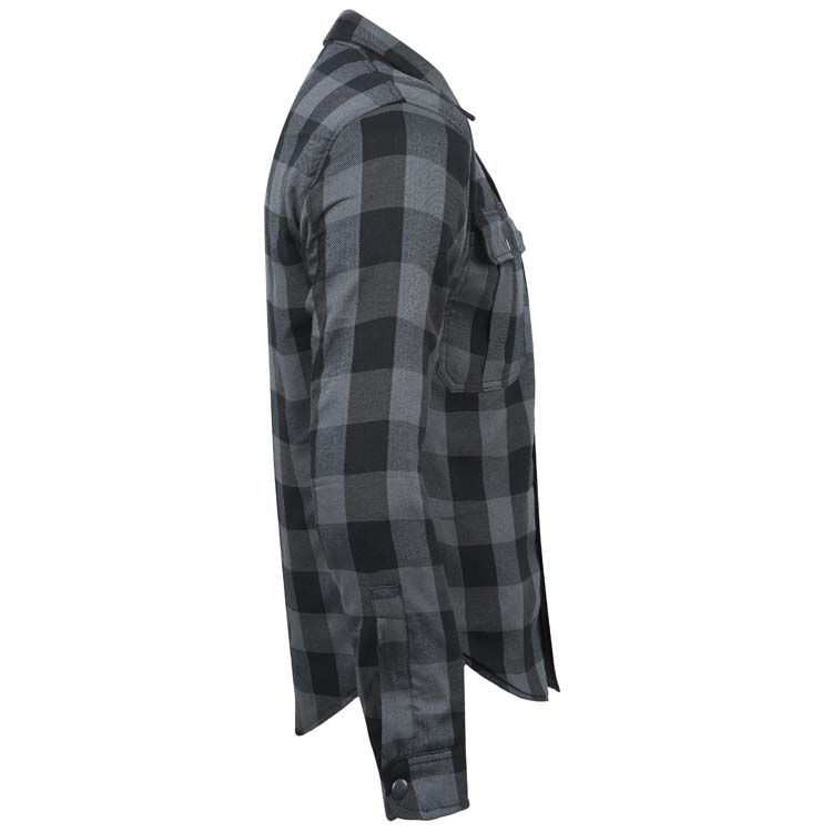 Kevlar lined shirt sideview Kevlar lined shirt sideview