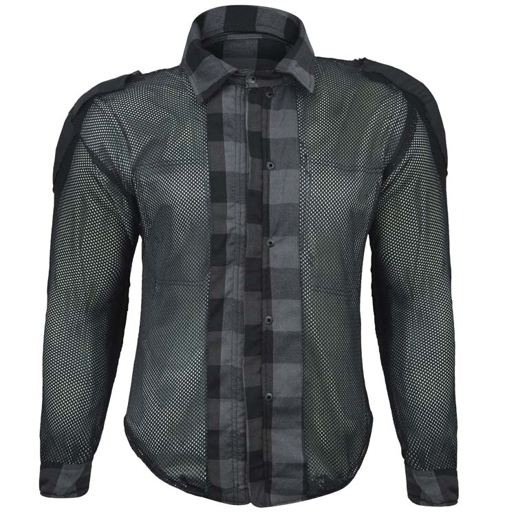 Kevlar lined protective shirt inside view Kevlar lined protective shirt inside view