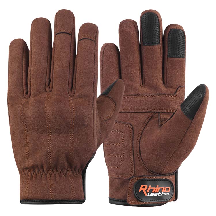 Brown motorcycle gloves Cafe Racer