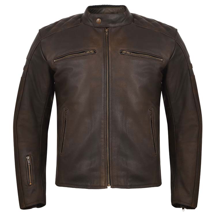 Brown Leather Motorbike Jacket Brown Leather Motorbike Jacket