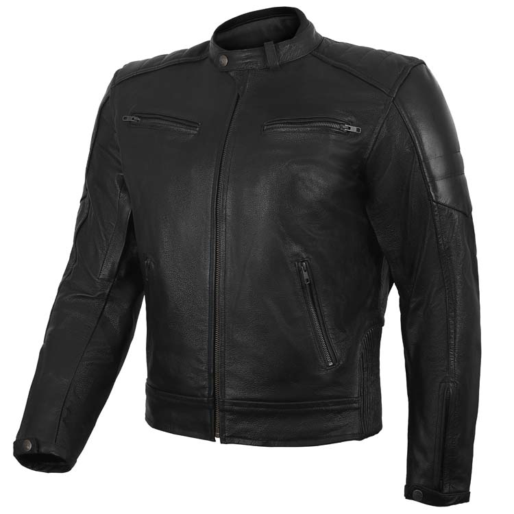 Speedster Black Leather Motorcycle Jacket