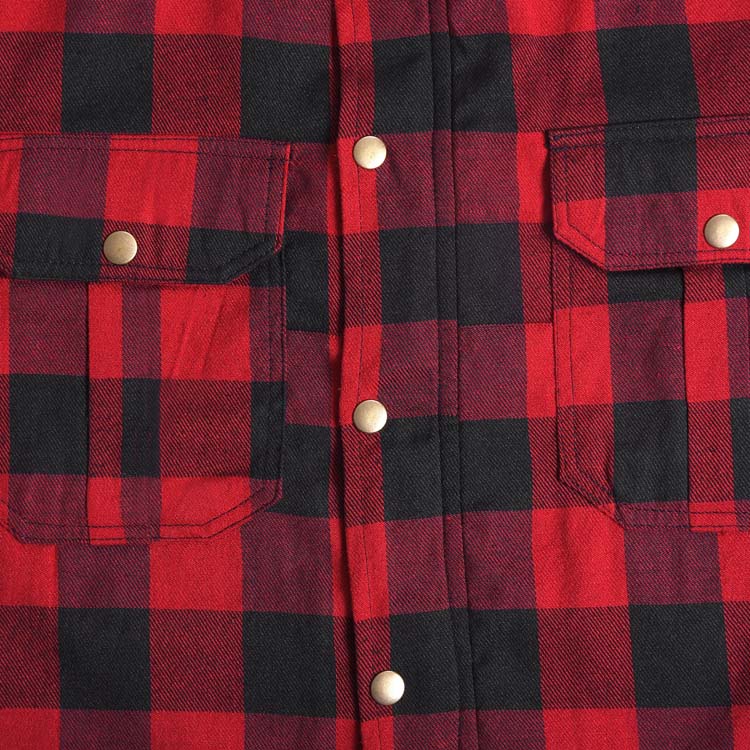 Krypton Protective Motorcycle Red Shirt Image 1