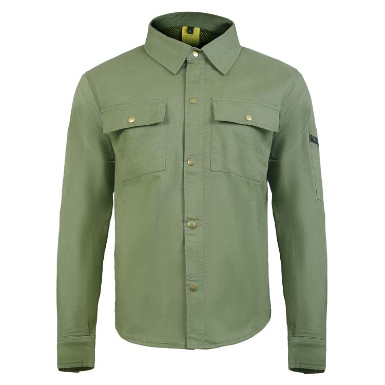 Fully lined protective motorcycle shirt