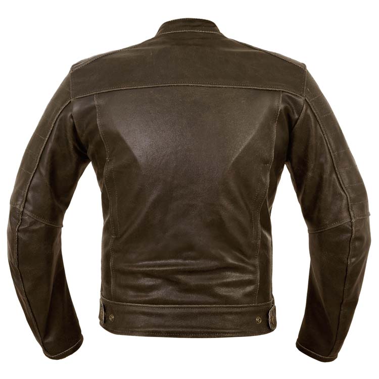 Vintage frontier Jacket - Dark Brown Leather Cafe Jacket