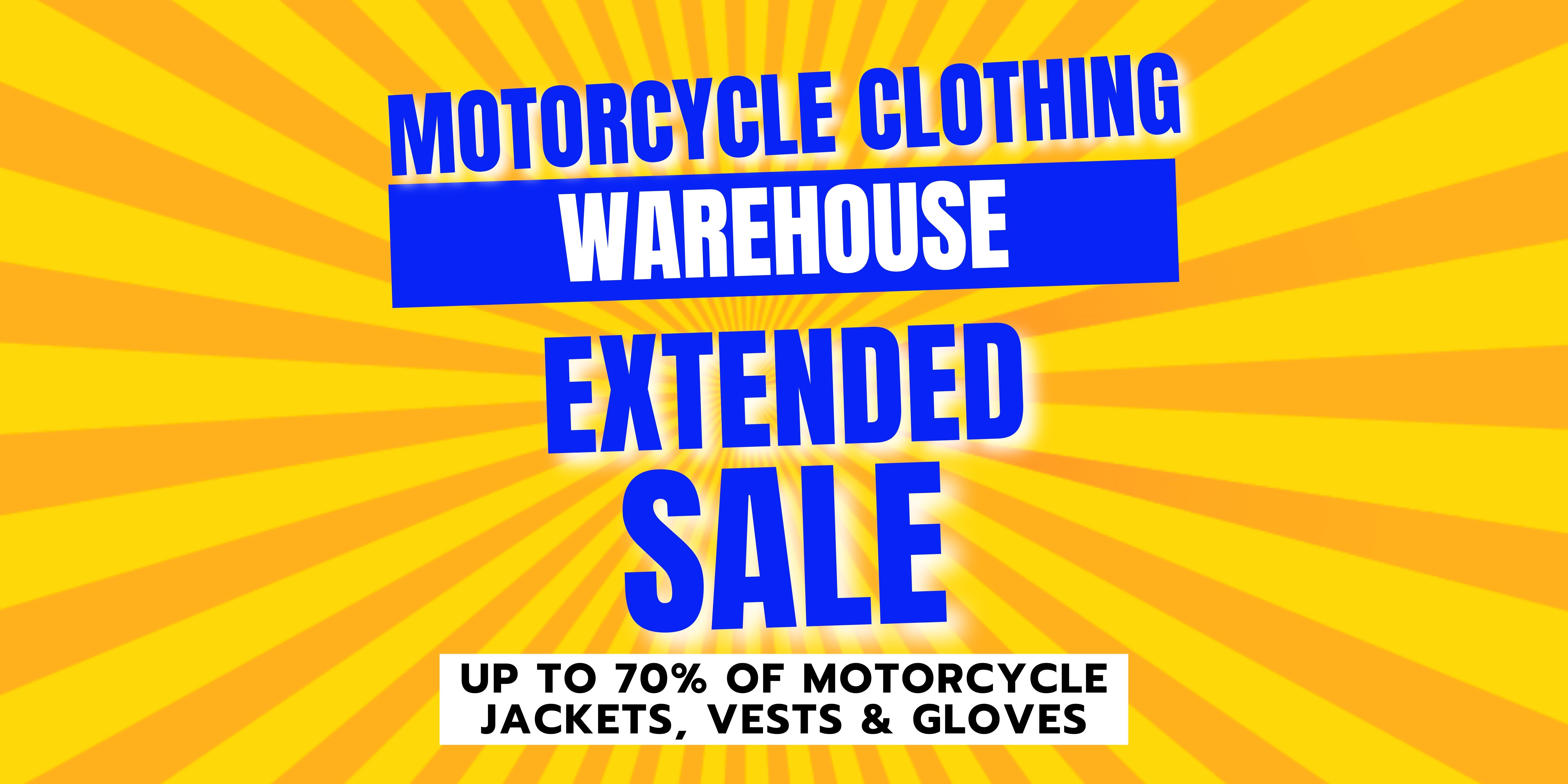 Motorcycle Clothing & Gear Warehouse Sale [EXTENDED] - Rhinoleather