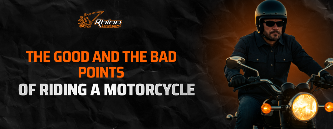 The Good, the Bad, and the Ugly of Riding a Motorcycle - RhinoLeather