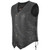 Black Leather Motorcycle Vest