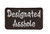 Designated Asshole Motorcycle Embroidered Patch