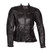 Women's Dark Brown Vintage Distressed Leather Motorcycle Jacket