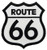 Route 66 Highway Black and White Embroidered Patch