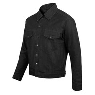 Black Denim Motorcycle Jacket