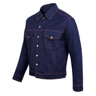 Blue Denim Motorcycle Jacket