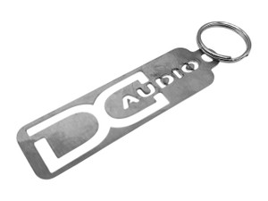 DC Audio Premium Brushed 18-Gauge Stainless Steel Keychain