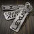 SMD Premium Brushed 18-Gauge Stainless Steel Keychain