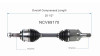 CV Axle- Toyota 4Runner, FJ Cruiser & Tacoma Front CV Axle Shaft (2003-2023) NCV69170