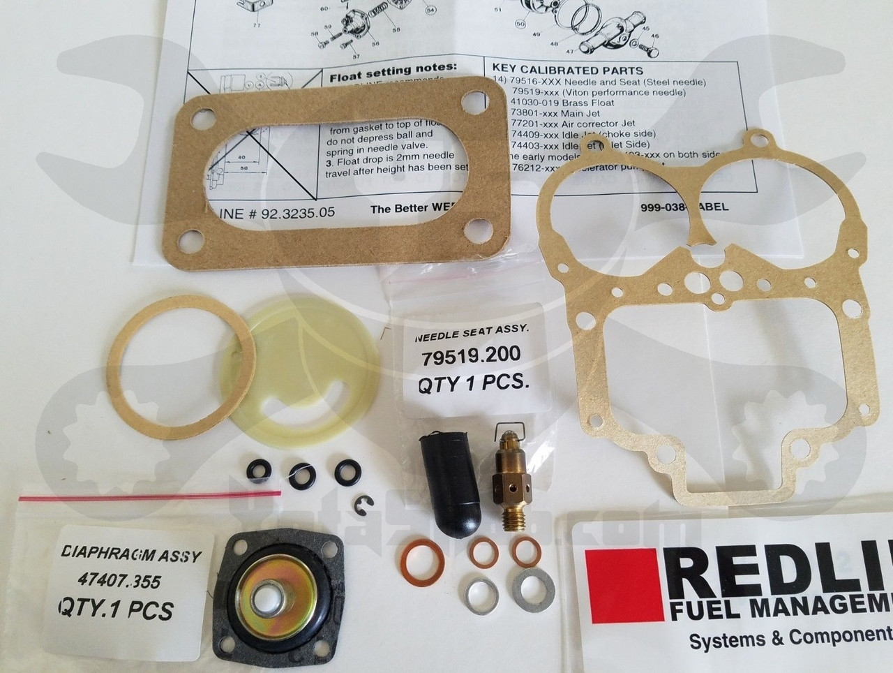 er 38 DGAS Carburetor Rebuild Kit 92.3235.05