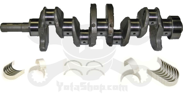 NEW Crankshaft- Toyota 4Runner, Pickup 2.2L 20R, 2.4L 22R 22RE (1979-1995) New Crankshaft With Bearings - CS TO8LB