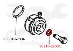 Toyota OEM Oil Cooler Bolt Seal 9021022001