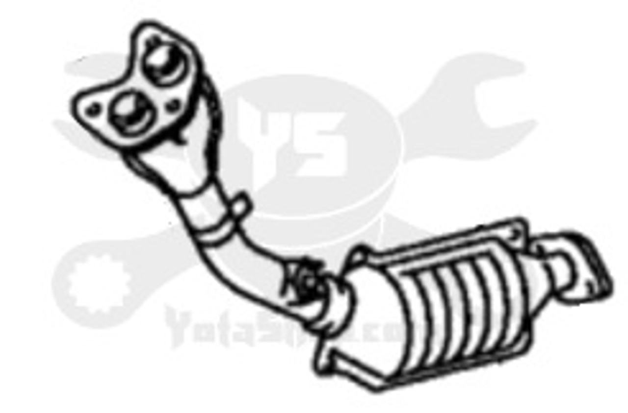 Toyota 3RZ Exhaust Down Pipe (California Legal)  17410-0C040