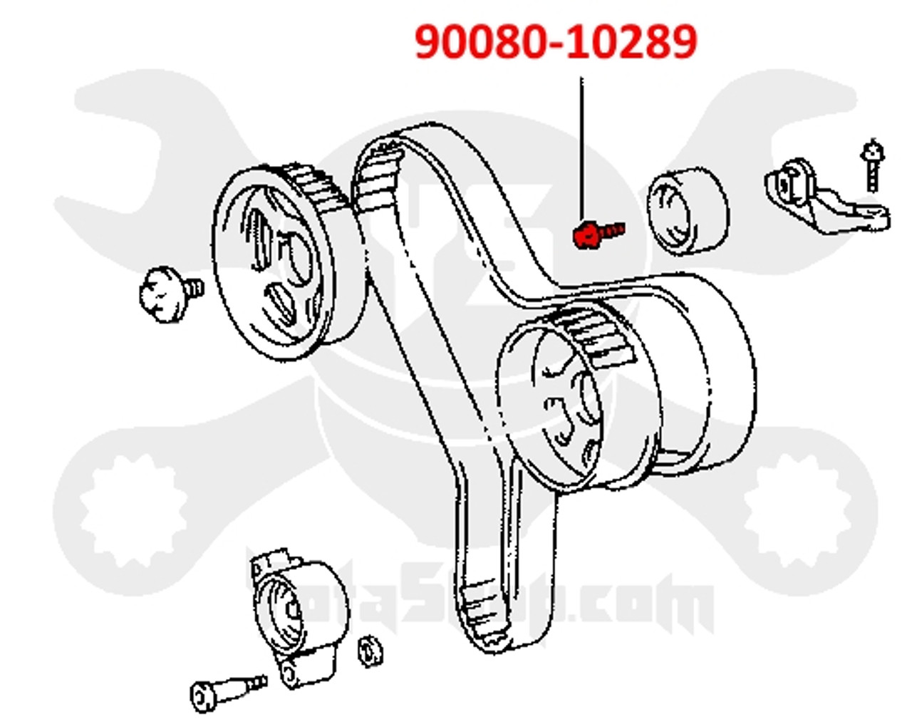 Toyota 3.3 clearance timing belt