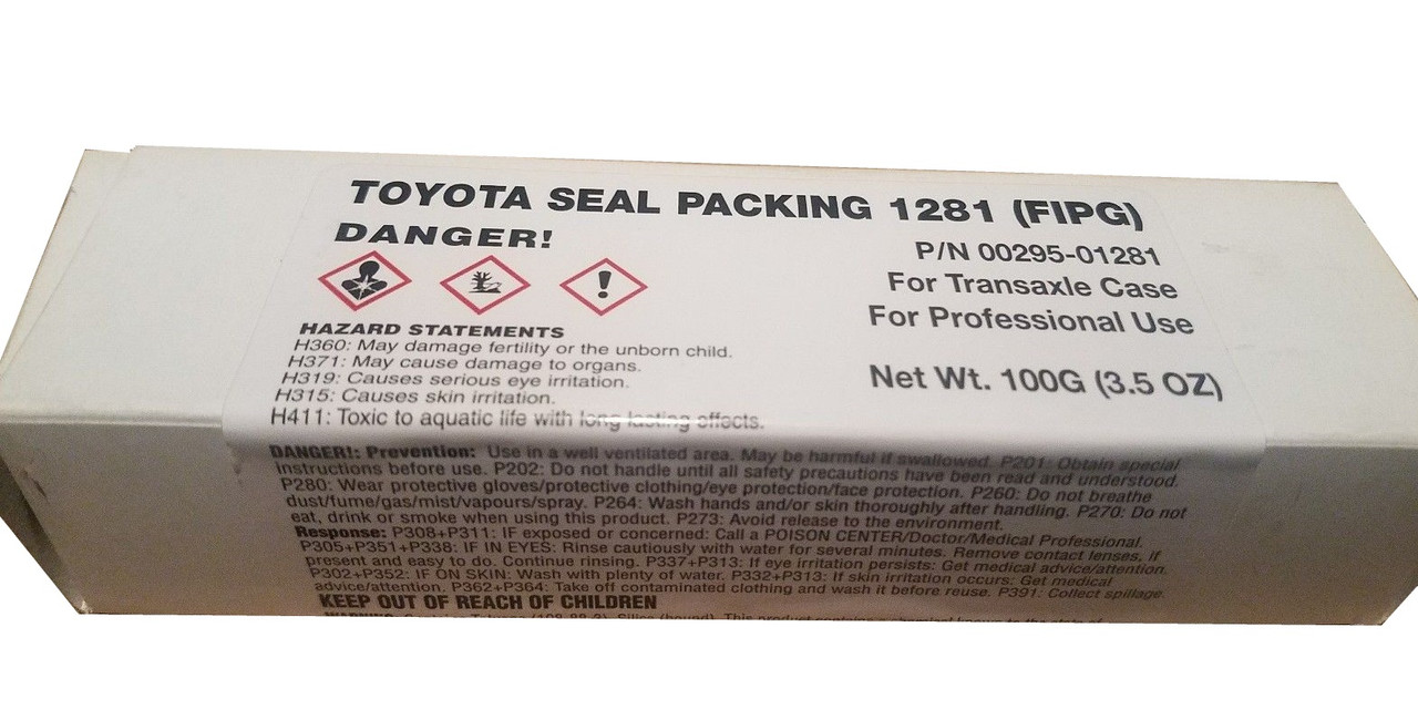 Toyota Transmission FIPG (Form-In-Place-Gasket) 3.5oz Tube 00295-01281