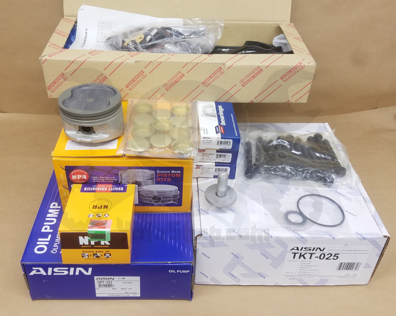 Master Kit- Toyota V6 3.4L 5VZFE 4Runner & Tacoma Engine OEM Master Rebuild Kit (1994-2000) Kit-3002