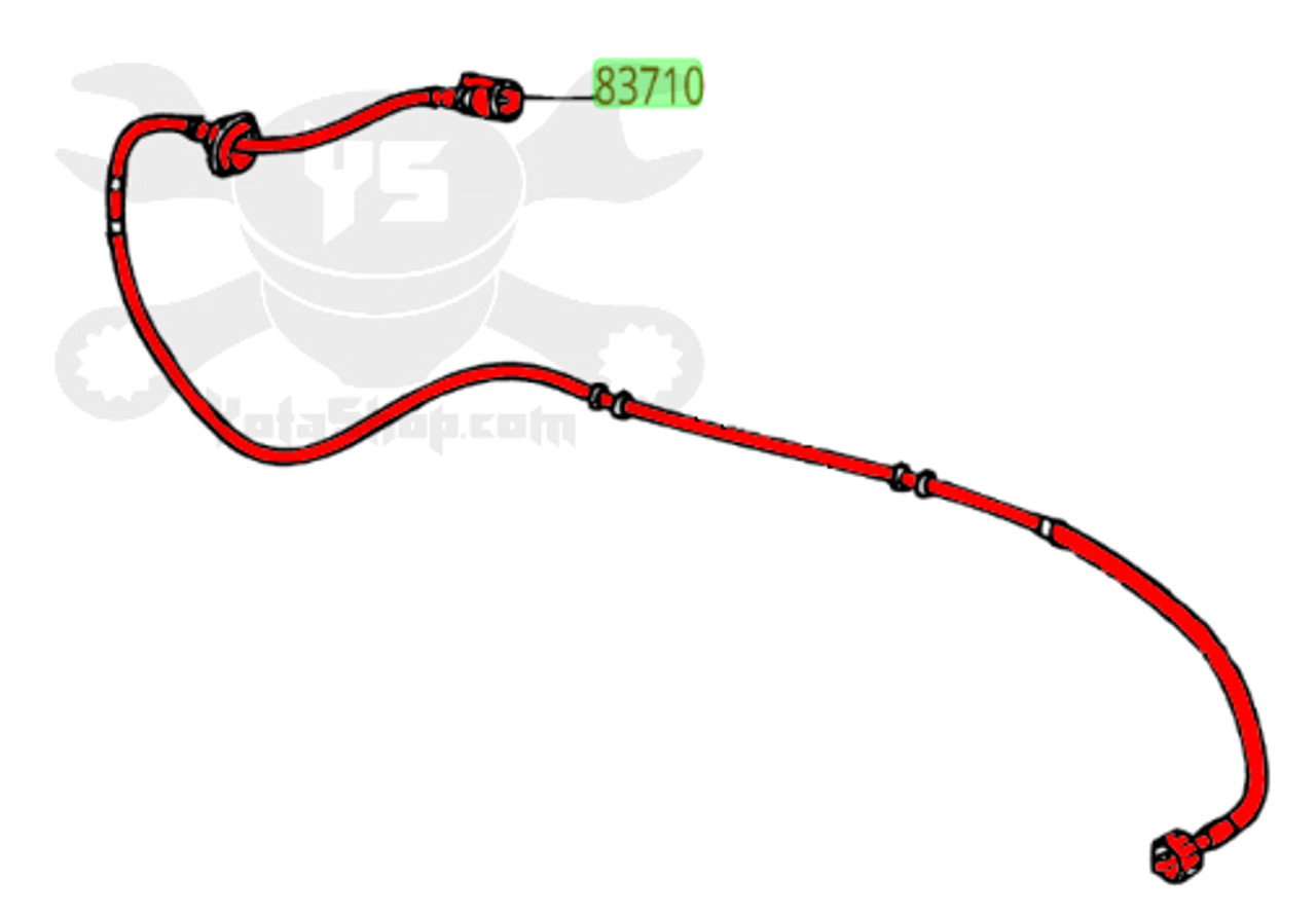 Speedometer Cable- Toyota 2.4L 22RE 4Runner & Pickup Truck