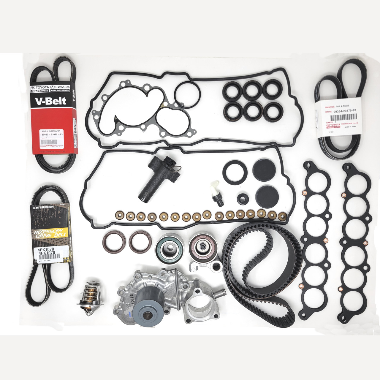 Timing Kit- Toyota 4Runner, Tacoma, Tundra & T100 V6 3.4L 5VZ All OEM Timing Belt Master Kit (1995-2004) Kit-1116G