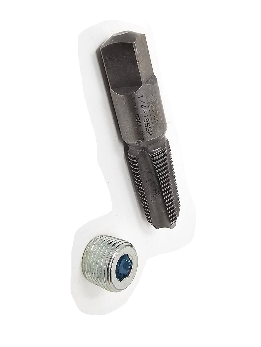Tap Kit- Water Pump Cooler Line Plug and Tap Kit 1/4" 19BSP Kit-1117
