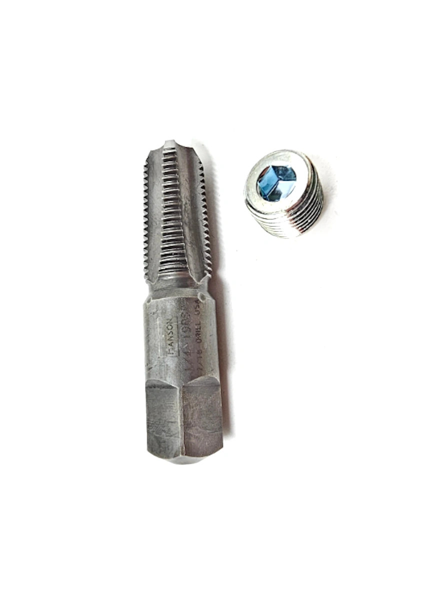 Tap Kit- Water Pump Cooler Line Plug and Tap Kit 1/4" 19BSP Kit-1117