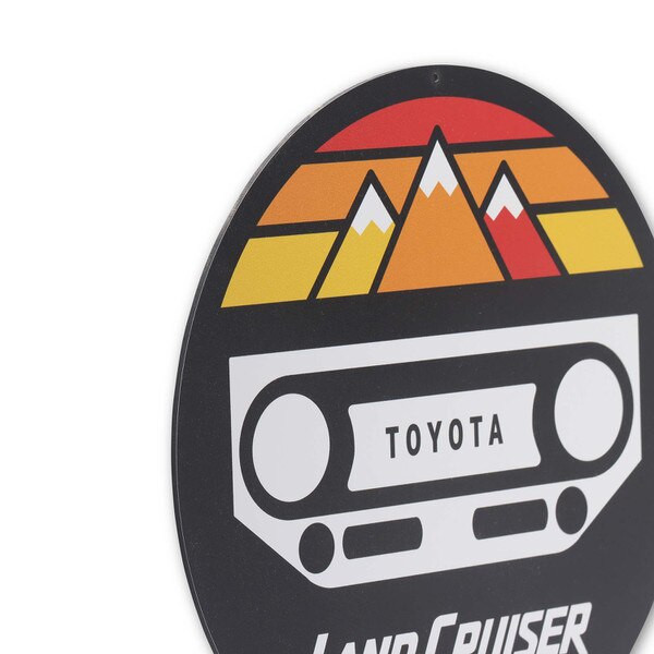 Metal Sign - TOYOTA Land Cruiser Grille Round Metal Sign 90230292