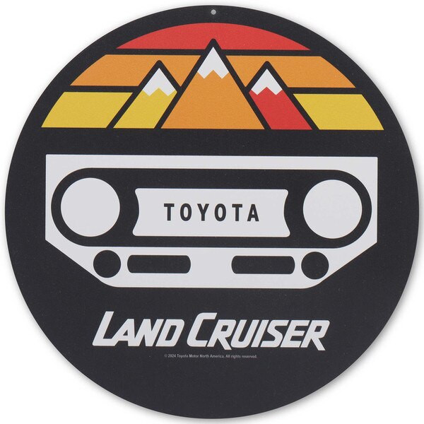 Grille Sign- TOYOTA Land Cruiser Grille Round Sign 90230292