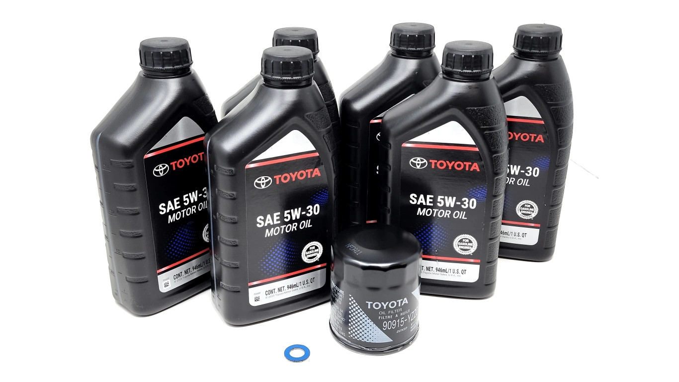 Oil Change Toyota 3.4L 5VZFE 4Runner, T100, & Tundra OEM Oil