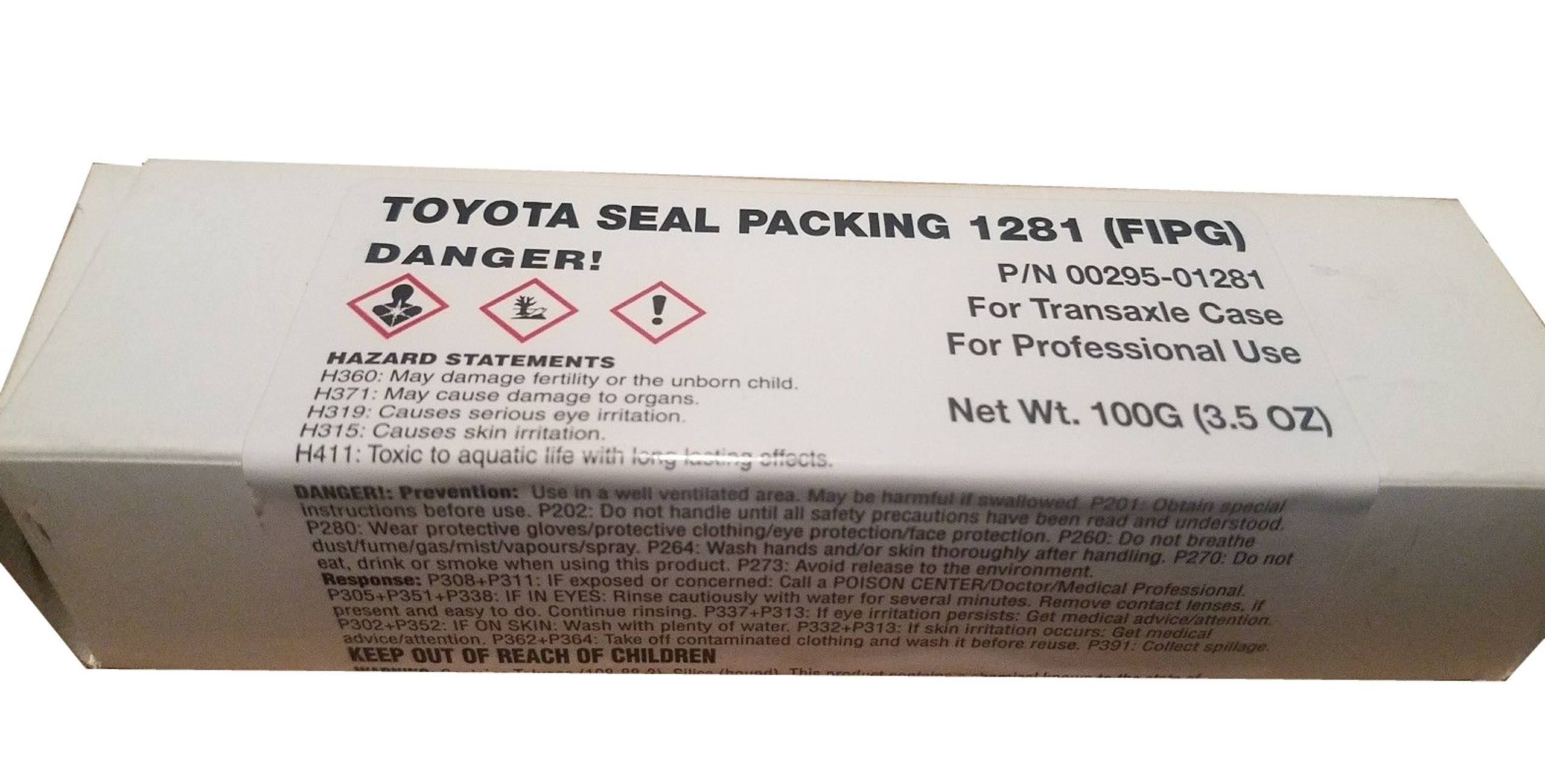 Toyota Transmission FIPG (FormInPlaceGasket) 3.5oz Tube 0029501281