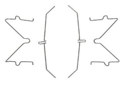 Toyota Land Cruiser (90-92) / Sequoia (01-07) / Tundra (00-03) Disc Brake Hardware Kit  612 51 039