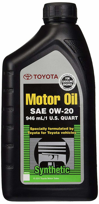 Toyota 0W-20 Fully Synthetic Motor Oil  00279-0WQTE-01

