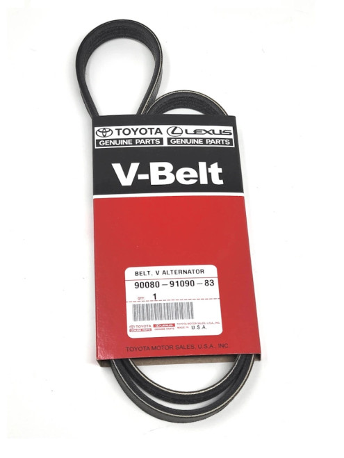  Alternator Belt- Toyota 3.4L 5VZFE V6 4Runner, T100, Tacoma & Tundra OEM  Alternator Belt (1994-2005) 90080-91090-83 
