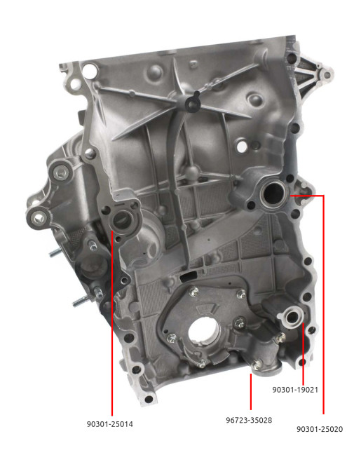 O-Rings Kit - Toyota 4Runner, Tacoma, 2TR-FE Timing Cover O-Rings (2005-2023) KIT-1155