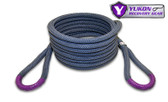 Yukon kinetic recovery rope, 7/8" YRGRR-01 
*7/8" diameter 
*30 feet long 
*Kinetic design increase pulling capacity by up to 30% 
*Rated to 28,000 lbs.