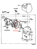 Distributor O-ring- Toyota 2.4L 22R,22RE,22RTE (1979-1995) OEM Distributor Cap O-ring  19127-15021

