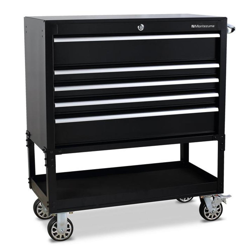 Montezuma 36" 5-Drawer Utility Cart Montezuma 36" 5-Drawer Utility Cart